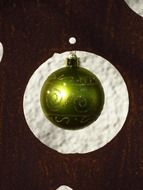 green ball for the New Year