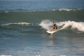 surfer in the sea rhode island