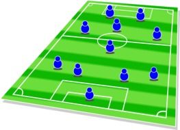football pitch field drawing