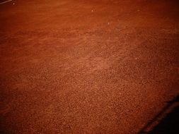 tennis court close up
