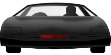 black car rear view drawing