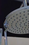 shower head in a bathroom