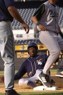 baseball runner at third base
