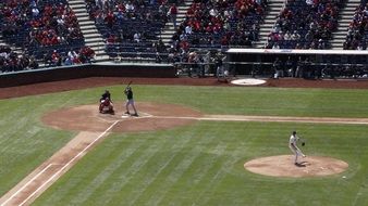 professional ball throw in baseball