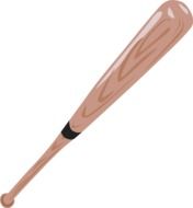 base ball bat stick wooden