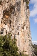 high cliff in Mallorca