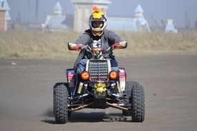 Extreme quad riding