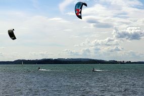 kite surfing