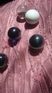 different balls as an element of decor