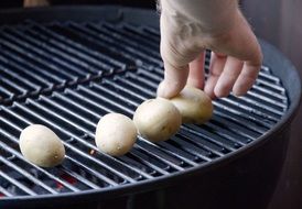 grilled potatoes