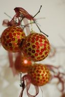 christmas decoration from balls