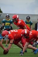 american football contact game