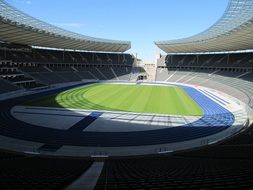 big the olympic stadium in german