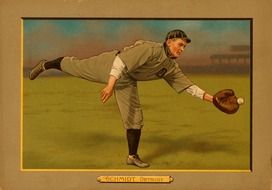 vintage photo of baseball player in frame