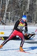 skier on cross country