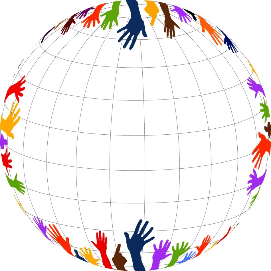 hands ball drawing