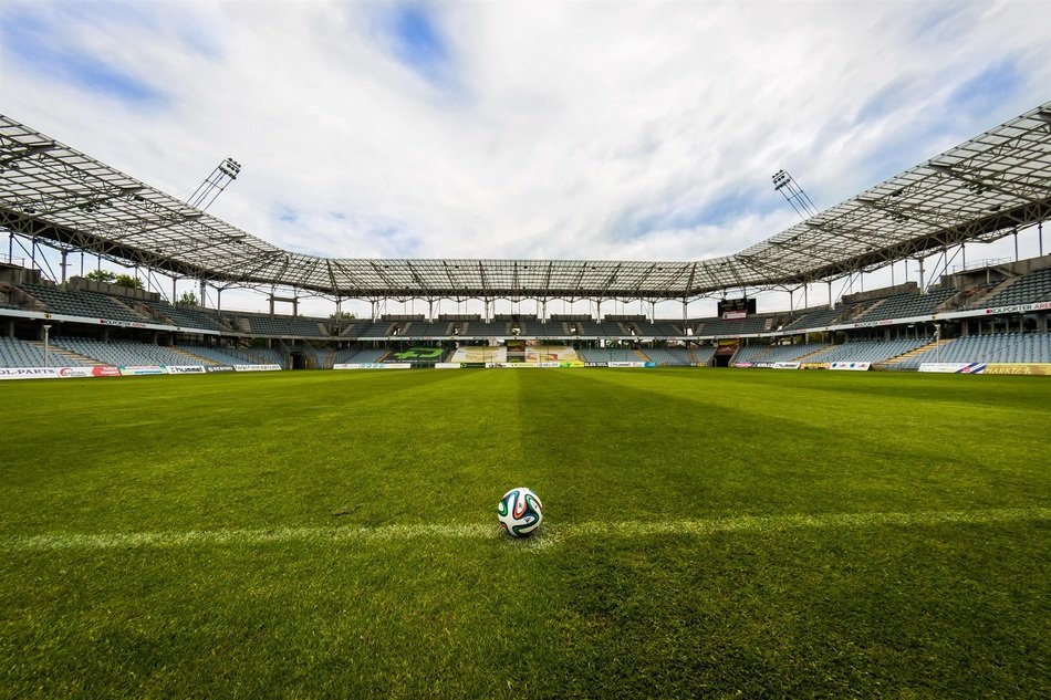 the ball on the stadion