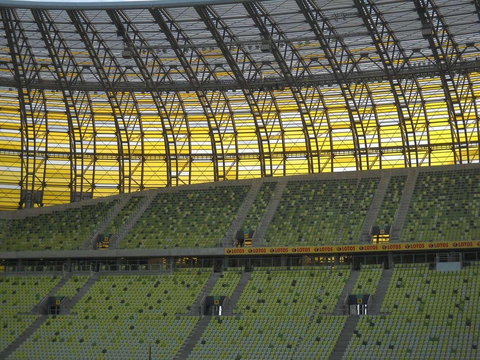 empty stadium before the game