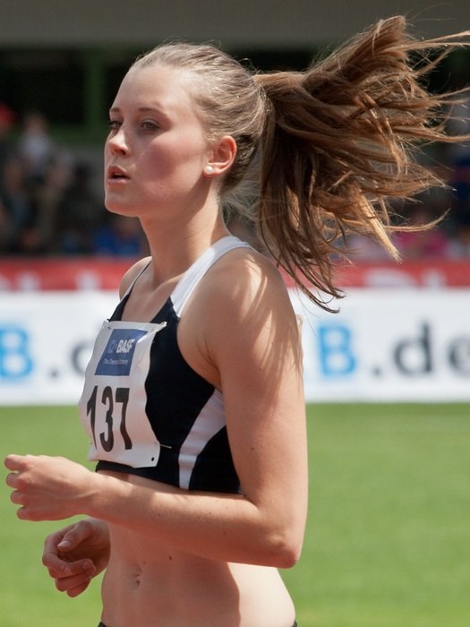 girl in athletics