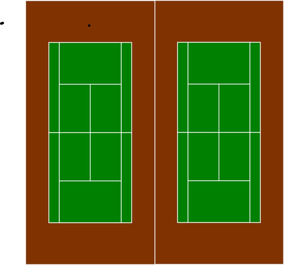 graphic image of a tennis court