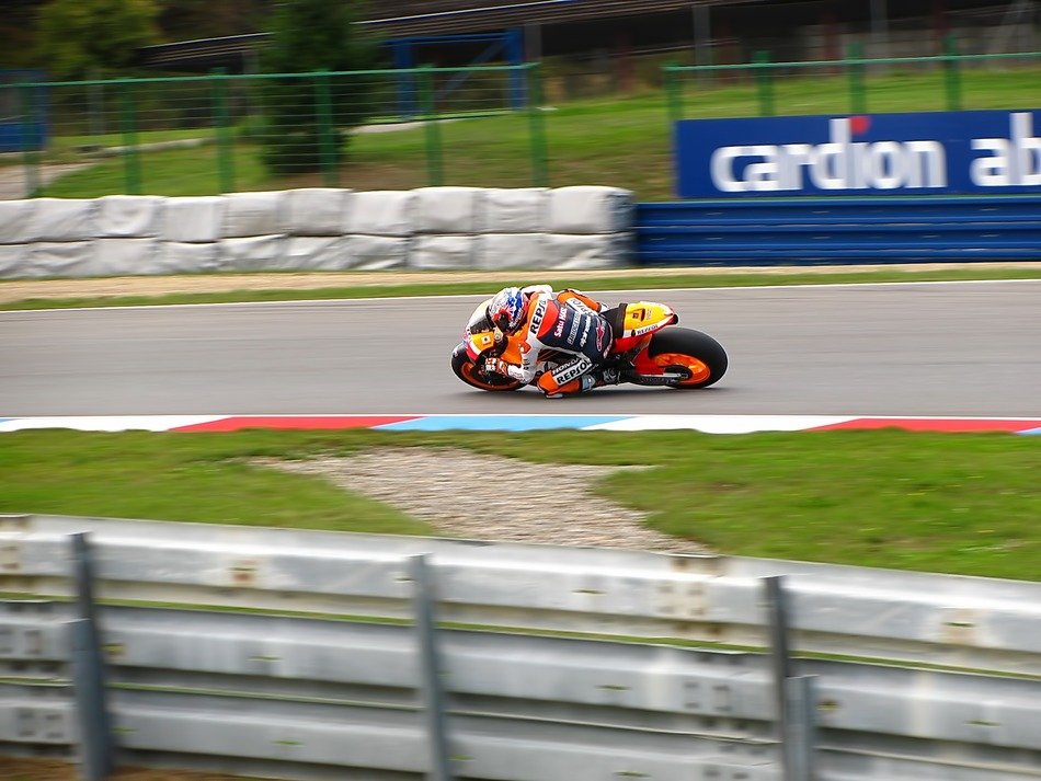 Casey Stoner on the racing competition