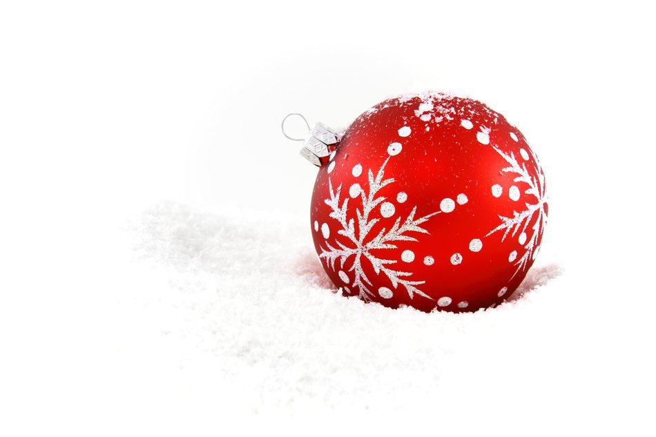 christmas ornament on the ball