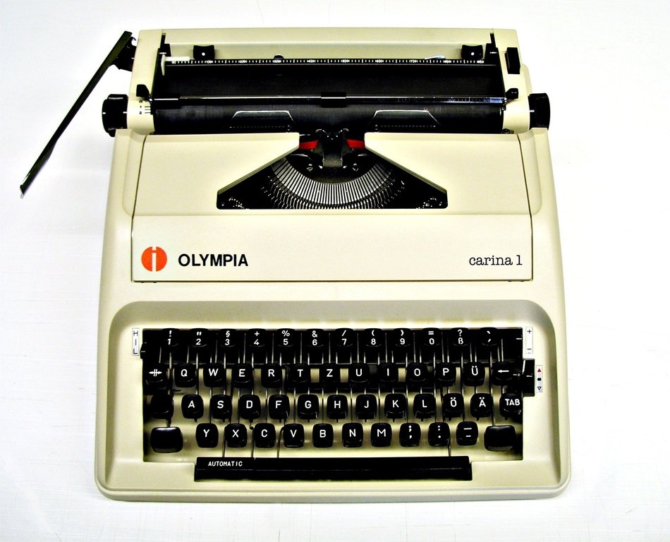 olympia, vintage mechanical typewriter