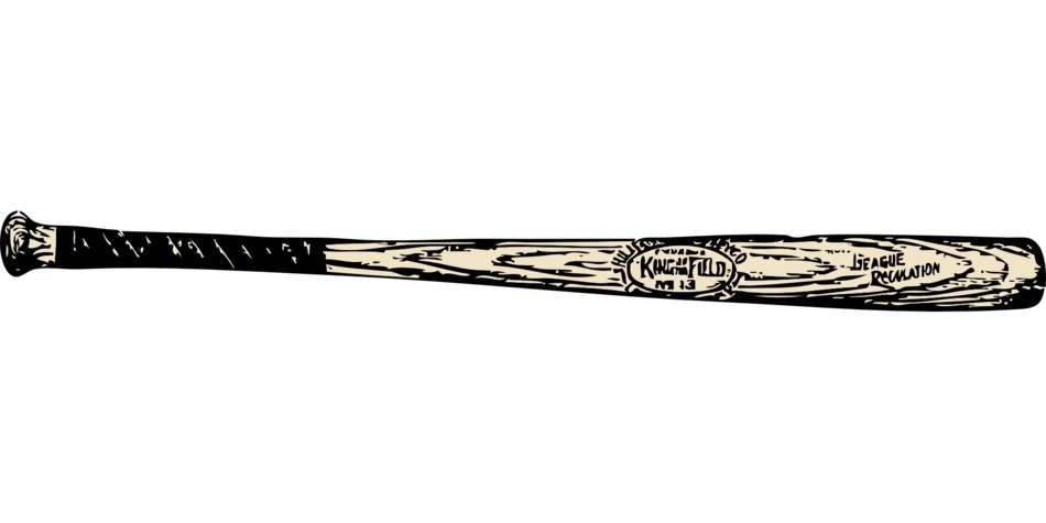 graphic image of bat for american football