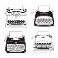 Hand Drawn Typewriters N2
