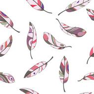 cute pattern of colored pens on a white background