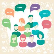 Social media network connection content N4