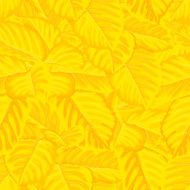 Beautiful seamless background with yellow leaves