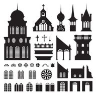 Castle Vintage Vector Separate N2