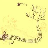 Music tree banner