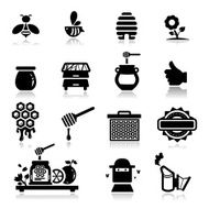 Icons set Honey