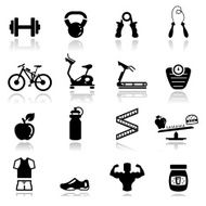 Icons set Fitness N2