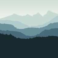 Mountain backdrop - VECTOR N3