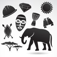 Africa Icon set N3