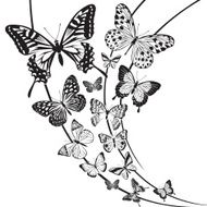 butterflies design N7
