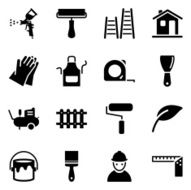 House Painting Icon Set N4