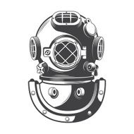 Vintage diving helmet