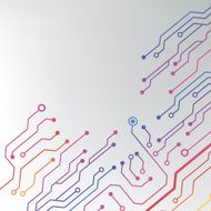EPS10 vector circuit board background texture N29