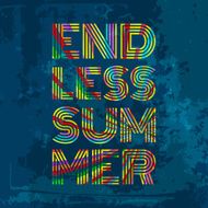 Endless Summer Artwork for wear in custom colors N2