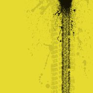 Tire track yellow N2