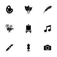 art 9 icons set