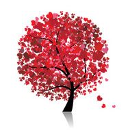Valentine tree beautiful for your design N2