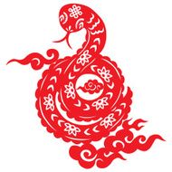 Chinese New Year Snake N87