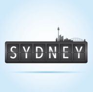 Sydney departure board N3