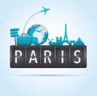 Paris departure board N2