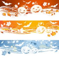 Three Halloween banners N4